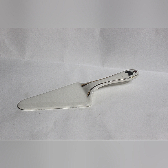 Price drop vtg Lenox American by design winter greetings cake server - Picture 6 of 6